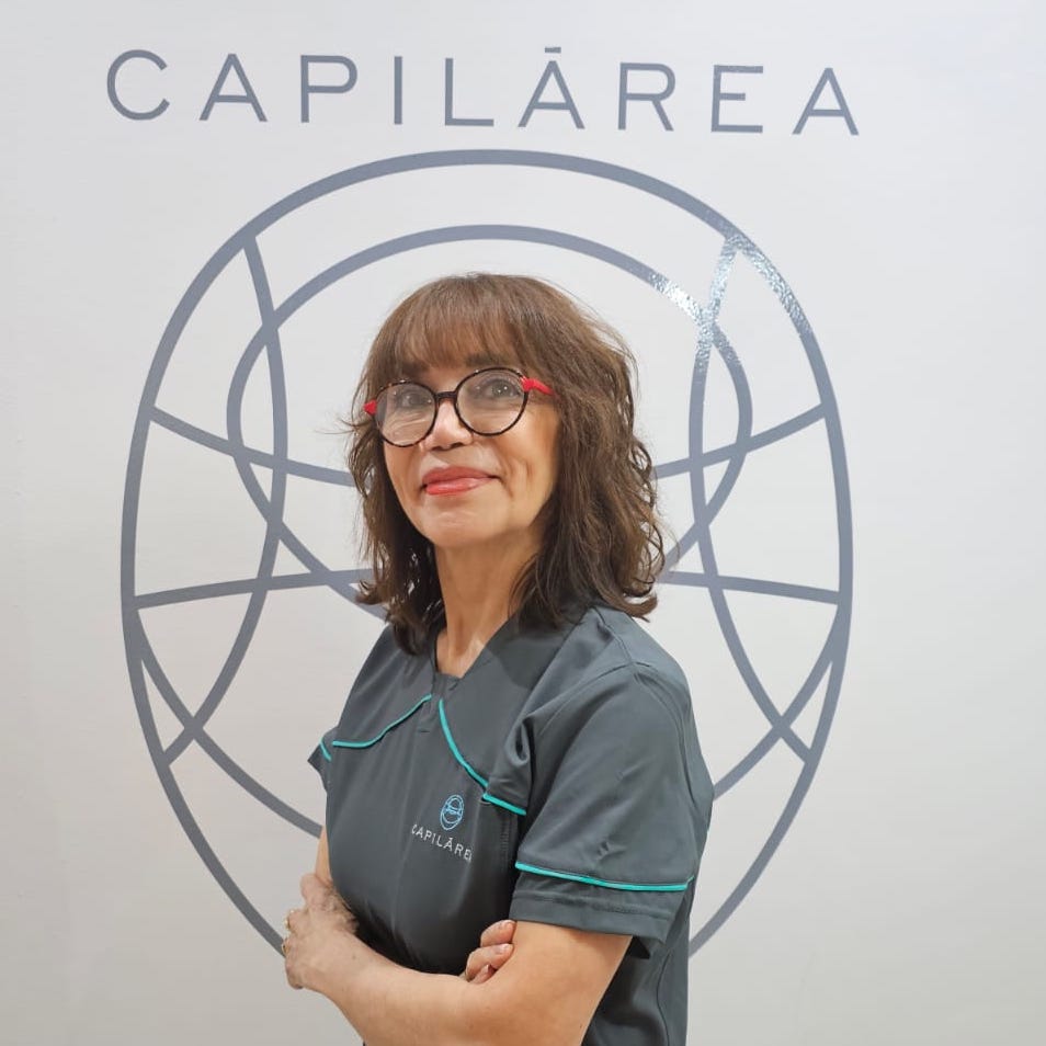 Lina Amado Técnica Capilar en Clínica Capilárea Madrid